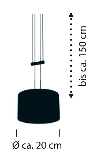 BANKAMP Leuchtenmanufaktur STRADA 2.0 Grand Opal 2319/1-37