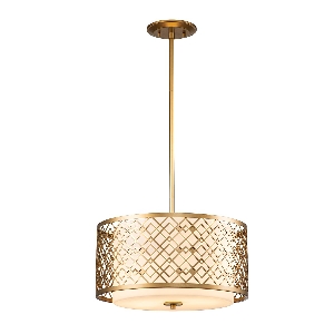 Elstead Ziggy 2lt Medium Pendelleuchte - Gold lackiert ZIGGY-2P-M-LG