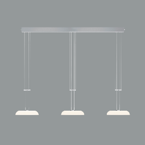 BANKAMP Leuchtenmanufaktur LED Pendelleuchte BOWL 2345/3-92