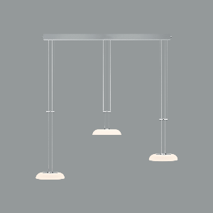 BANKAMP Leuchtenmanufaktur LED Pendelleuchte BOWL 2345/3-92