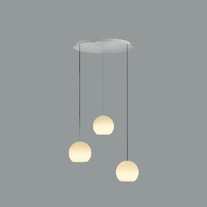 BANKAMP Leuchtenmanufaktur LED Pendelleuchte Globe 2353/3-37