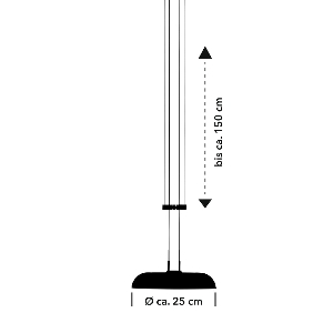 BANKAMP Leuchtenmanufaktur LED Pendelleuchte BOWL 2359/1-37