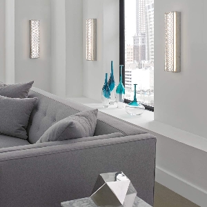Serie KENNEY VON ALLE von Alle von Elstead Kenney 4 Licht LED Wandleuchte - Sunrise Silber FE-KENNEY-LED