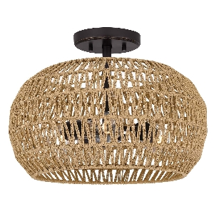 Quoizel Casablanca 3 lt halb bündig - Palladian Bronze von Elstead