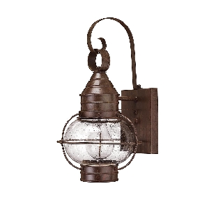 Cape Cod farol de pared pequeño de 1 luz - Siena Bronze von Elstead