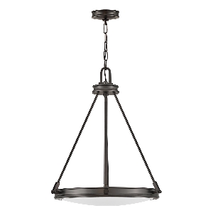 Collier 4 Leuchtende Pendelleuchte - Schwarz Oxid von Elstead