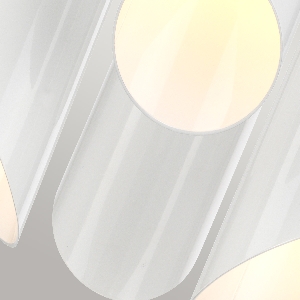 Serie QUINTO VON ELSTEAD von Elstead von Elstead Quinto 6-Licht-Kronleuchter - Weißes Altmessing QUINTO6-WAB