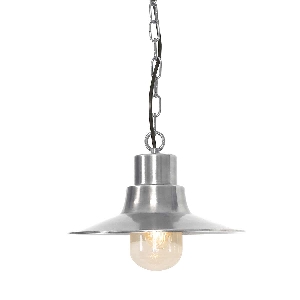 Sheldon 1 farol de cadena de luces - níquel antiguo von Elstead