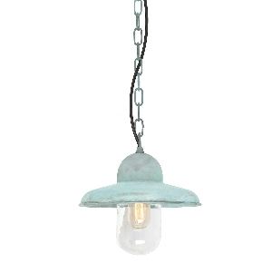 Somerton 1 Guirnalda de luces Farol - Verdigris von Elstead