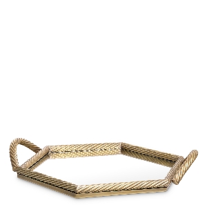 Tablett Salvi Sechseck von Eichholtz