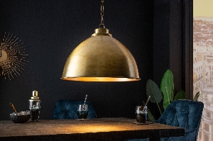 Serie INDUSTRIAL VON ALLE von Alle von Casa Élite Hängeleuchte INDUSTRIAL 43cm gold 41446