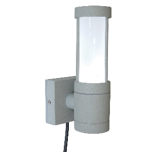 Beta aplique de pared - plata mate von Elstead