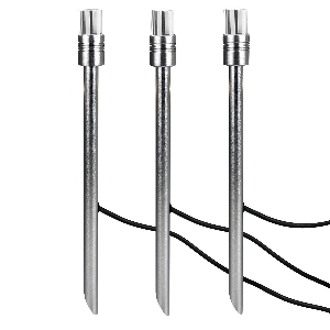 Elstead Akzentlichtpunkte von Elstead Ambleside Starter Kit mit 3 x 12V Umgebungslicht und 3 x Spikes - Eloxiertes Aluminium GZCC-AMBLE-3S