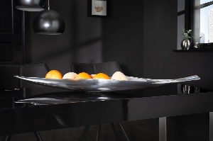 Schalen von Casa Élite Bowl SILVER LEAF 17369