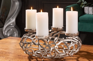 Serie ABSTRACT  VON CASA ELITE von Casa Élite von Casa Élite Kerzenständer ABSTRACT 4 flammig 41277