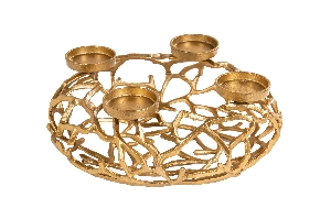 Serie ABSTRACT VON CASA ELITE von Casa Élite von Casa Élite Kerzenständer ABSTRACT 4 flammig 41278