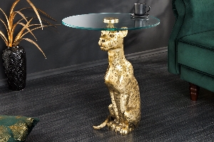 Serie WILDLIFE VON CASA ELITE von Casa Élite von Casa Élite Beistelltisch WILDLIFE PANTHER 44825