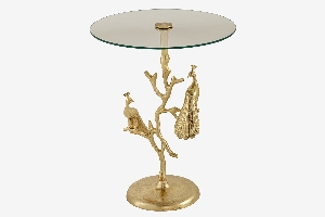 Beistelltisch WILDLIFE PEACOCK von Casa Élite