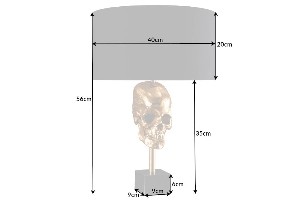 Casa Élite&nbsp;Tischlampe SKULL&nbsp;41529