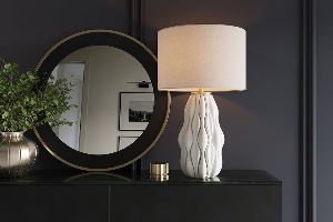 Serie ELEGANCIA VON CASA ELITE von Casa Élite von Casa Élite Tischlampe ELEGANCIA 46011