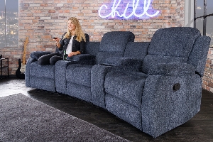 Serie HOLLYWOOD VON ALLE von Alle von Casa Élite Kinosessel HOLLYWOOD 3-sitzig 42814