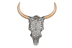 Wall decoration skull EXOTIC BULL  von Casa Élite