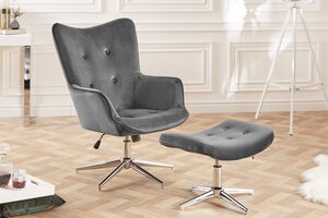 Serie LOUNGER VON CASA ELITE von Casa Élite von Casa Élite Swivel seat LOUNGER  39511