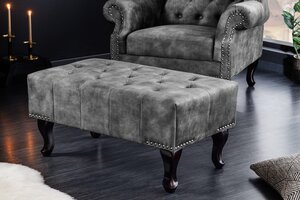 Serie CHESTERFIELD VON ALLE von Alle von Casa Élite Foot stool CHESTERFIELD  43521