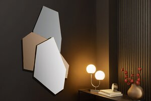 Casa Élite Spiegel von Casa Élite Wall mirror GEOMETRIC II  48193