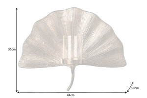 Casa Élite Artikel von Casa Élite Wanddekoration Kerzenhalter GINKGO  41782