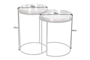 Serie ELEMENTS VON CASA ELITE von Casa Élite von Casa Élite Beistelltisch ELEMENTS  42728