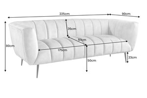 Casa Élite traumhafte Sofas von Casa Élite Sofa NOBLESSE  43264