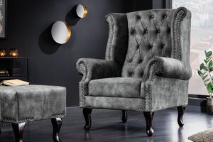Serie CHESTERFIELD VON CASA ELITE von Casa Élite von Casa Élite Ohrensessel CHESTERFIELD  43520