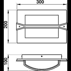 Moderne Albert Leuchten Artikel von Albert Leuchten Wand- und Deckenleuchte Typ Nr. 6263 - Farbe: schwarz-Silber, für 1 x Lampe, E27 606263