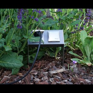 Albert Leuchten Artikel von Albert Leuchten Steckdosenspieß Strombalken 2-fach 624402