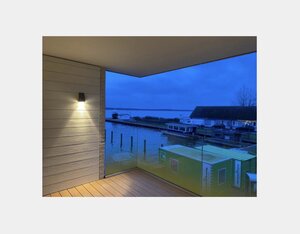 Serie ALUMINIUMGUSS VON ALBERT LEUCHTEN von Albert Leuchten von Albert Leuchten Wandleuchte Typ Nr. 0671 - Farbe: schwarz, mit 1 x LED 10 W 900 lm, 3000 K 660671