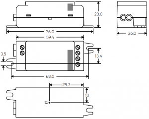 Dimmer von arditi CBU-A2D Schnittstelle mit CASAMBI Lichtsteuerung 801590