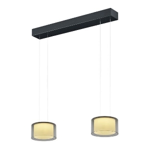 Klassische Hängeleuchte, Pendelleuchten & Hängelampen fürs Esszimmer von BANKAMP Leuchtenmanufaktur LED Pendelleuchte flex GRAND SMOKE 2297/2-39