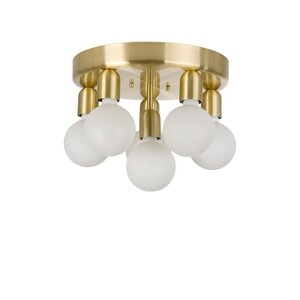 Belid Leuchten Deckenleuchten & Deckenlampen von Belid Leuchten Regal ceiling 6 D320 brass E27 201810