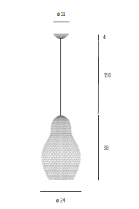 Designer- fürs Wohnzimmer von Casablanca Leuchten AMPHOR Pendelleuchte DD30-B201W