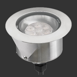 LED Einbaustrahler, verschraubbar für erhöhten Diebstahlschutz, Gehäuse V4A Edelstahl von dot-spot