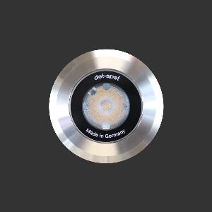 Einbauleuchten & Einbaulampen von dot-spot LED Einbaustrahler, rund, Gehäuse V4A Edelstahl, Feinschliff, dimmbar, THERMOPROTECT 31101.199.35.33