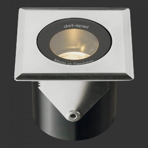 dot-spot von dot-spot LED Einbaustrahler, quadratisch, engstrahlend, reduzierter Blendeffekt, Gehäuse V4A Edelstahl 33211.827.10.33