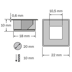 LED-Artikel von dot-spot quad-dot 12 V, IP68 50501.850.01