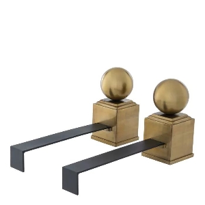 Kaminaccessoires von Eichholtz Kaminböcke 2er Set VIVIERS 115442