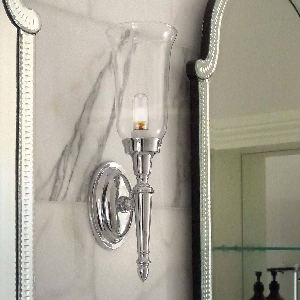 Elstead Wandleuchte Dryden BATH-DRYDEN2-PN