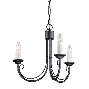 Elstead Artikel von Elstead Kronleuchter Chartwell CH3-BLACK