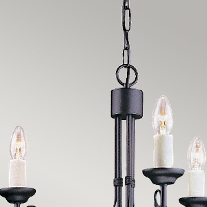Elstead Artikel von Elstead Kronleuchter Chartwell CH3-BLACK