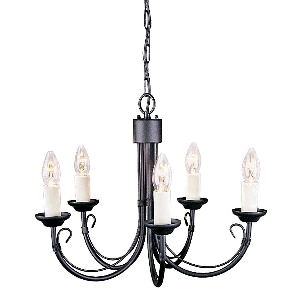 Elstead von Elstead Kronleuchter Chartwell CH5-BLACK