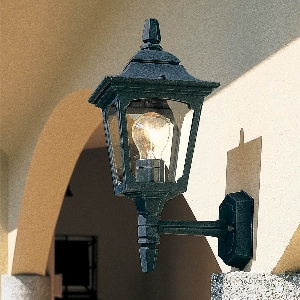 Wandleuchten & Wandlampen für außen von Elstead Aussen-Wandleuchte Chapel Mini CPM1-BLACK